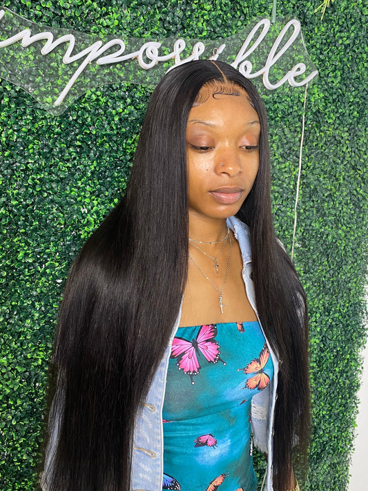 Straight Frontal Wigs