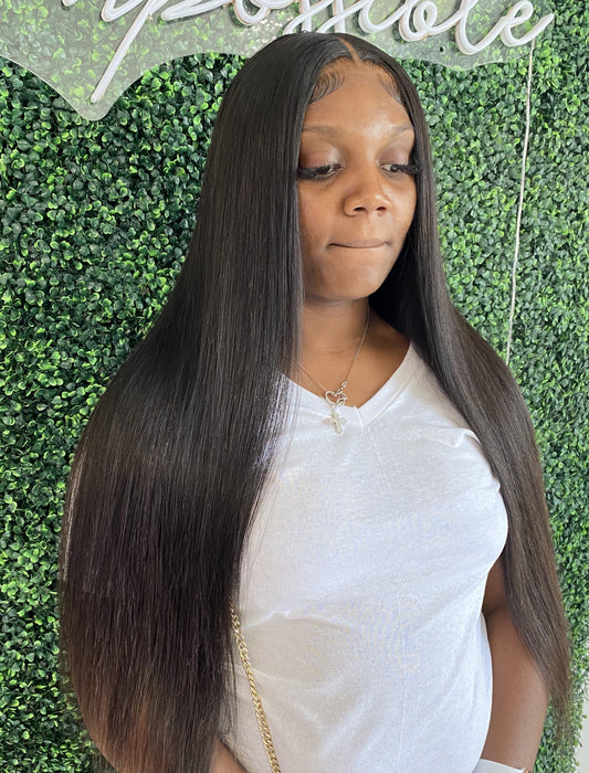 Straight Closure Wigs